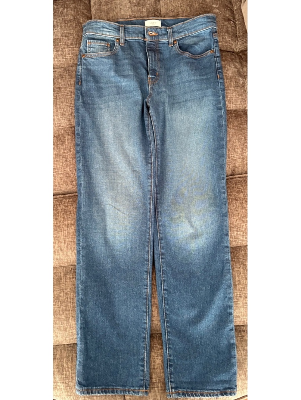 LOFT Outlet Women's Boyfriend Jeans Size 6 Medium Blue Denim
